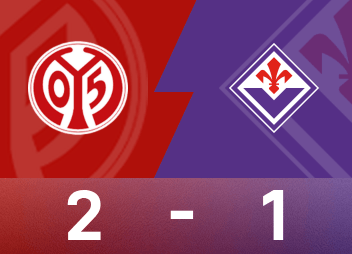 UEFA 챔피언스리그 경기 리포트: 이재성이 마지막 슛으로 볼을 탑니다, 마인츠 2-1 피오렌티나